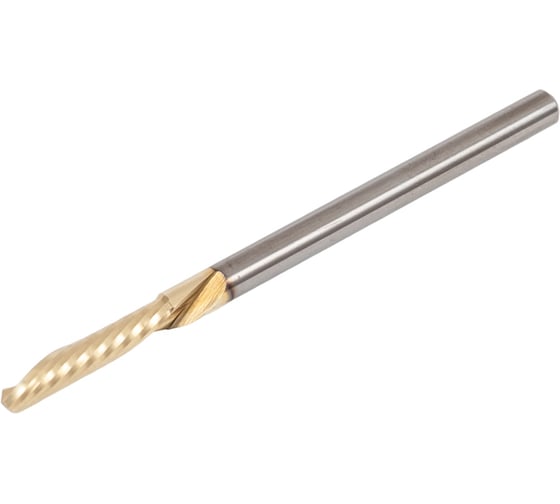Фреза спиральная чистовая (стружка вниз) KWS 3х3х12х50 Z1 RH Golden Coating 4093-020ZZ-630814455