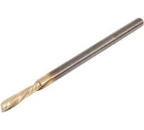 Фреза спиральная чистовая (стружка вниз) 3*3*12*50 Z2 RH Golden Coating RFK1C0017 KWS