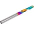 Фреза спиральная чистовая по алюминию (стружка вверх) KWS 8х8х40х100 Z1 RH Color Coating 4093-04008-99984492 3