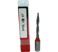 Сверло монолитное для сквозных отверстий KWS HWМ 5х70 L K7 4093-05955-310950
