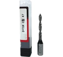 Сверло монолитное для сквозных отверстий KWS HWМ 5*70 R K7 ZFG0D1758