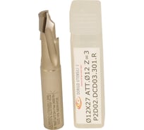 Фреза концевая алмазная Dorigo DA: Ø12x27.5x75 Z.1+1 S=12x40 Z=03 H=3 RH P2D02.DCD03.301.R