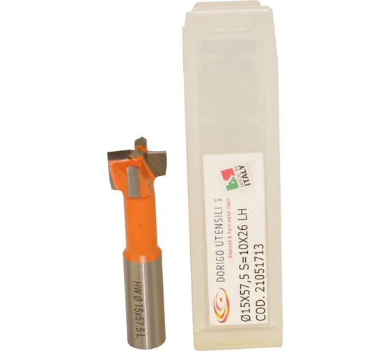Сверло чашечное Dorigo HW для станка 15x57.5, S=10x26, LH 21051713
