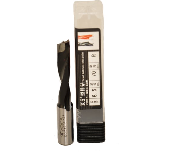 Сверло для глухих отверстий KWS HW Ø8.5х43х70 Z=2 R K5+ ZCG0AD341 1