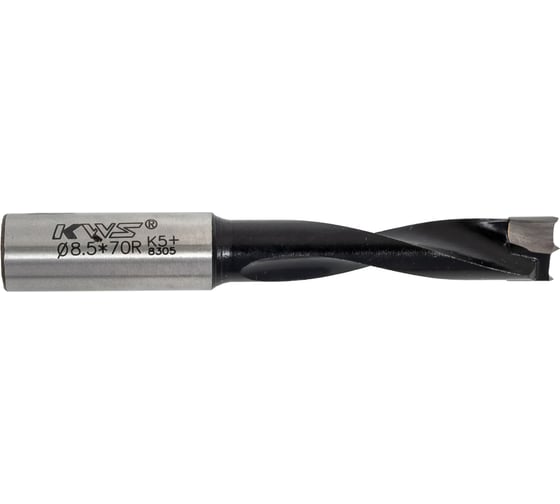 Сверло для глухих отверстий KWS HW Ø8.5х43х70 Z=2 R K5+ ZCG0AD341