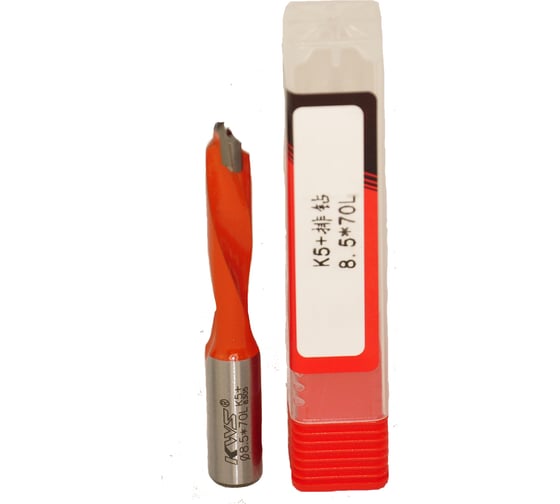 Сверло для глухих отверстий KWS HW Ø8.5х43х70 Z=2 L K5+ ZCG0AD340