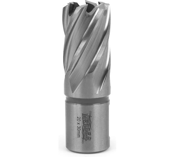 Корончатое сверло по металлу MESSER HSS 30L x 20 Weldon 19 19-32-020