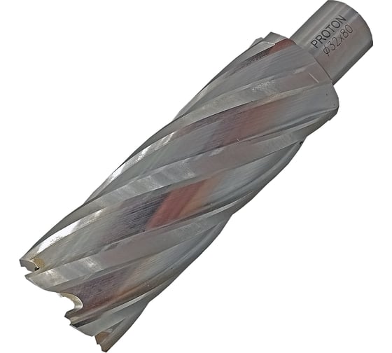 Сверло корончатое PROTON d32мм (h=80) HSS Т0000026211 1