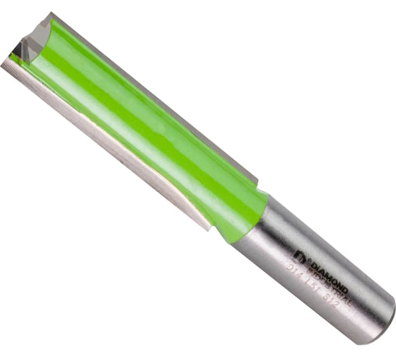 Фреза пазовая прямая с торцевым ножом 14x51 мм S=12 мм Z=2+1 Diamond Industrial DIDFRP121451