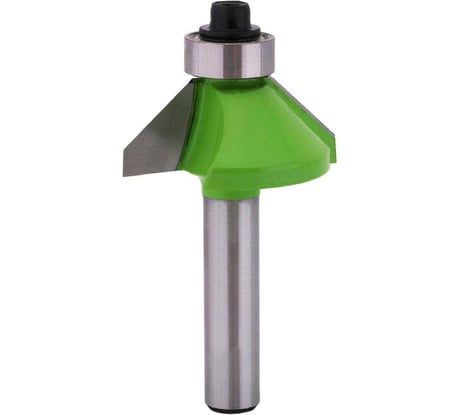 Фреза кромочная конусная с нижним подшипником 26.5x9.52 мм угол 45 S=8 мм Z=2 Diamond Industrial DIDFRKON82695