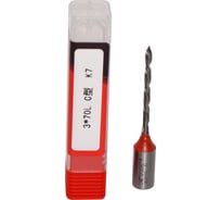 Сверло монолитное для сквозных отверстий KWS HWМ 3х70 L K7 ZFG0D3353