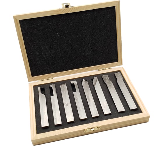 Комплект резцов HSS (8 шт; 10х10 мм) ТЕХНОРЕАЛ МА400022525 1