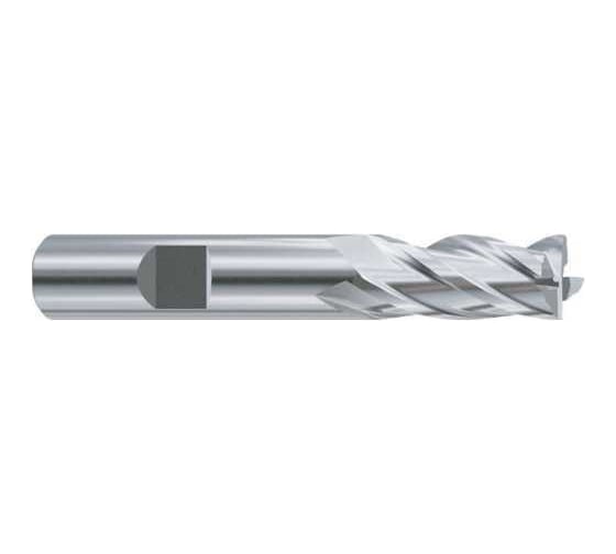 Фреза концевая из быстрорежущей стали New Century SUPER HARDENED 17х16х32х92 мм, с 4-мя зубьями, с углом спирали 30, укороченная, ESH595170