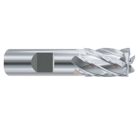 Фреза концевая из быстрорежущей стали New Century SUPER HARDENED 21х20х38х104 мм, с 6-ю зубьями, с углом спирали 30, укороченная, ESH596210 1