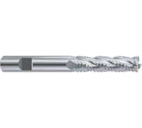 Фреза концевая из быстрорежущей стали New Century SUPER HARDENED 7х10х30х80 мм, многозубая, с углом спирали 30, черновая с крупн ESH752070