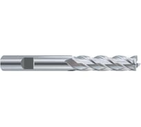 Фреза концевая из быстрорежущей стали New Century SUPER HARDENED 4х6х63х19 мм с 4-мя зубьями с углом спирали 30 удлиненная ESH597040