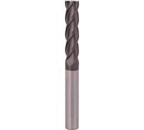 Фреза концевая твердосплавная H-Tools 4x75x20/S4мм 4z S30 AICrN 60HRC 6337-040-d04