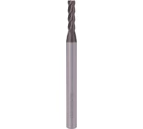 Фреза концевая твердосплавная H-Tools 1x50x3/S4мм 4z S30 AICrN 60HRC 6726-010