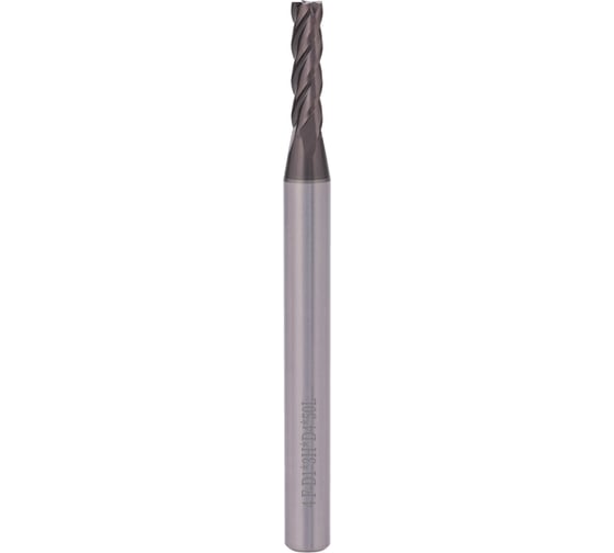 Фреза концевая твердосплавная H-Tools 1x50x3/S4мм 4z S30 AICrN 60HRC 6726-010 1
