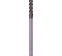 Фреза концевая твердосплавная H-Tools 2x50x6/S4мм 4z S30 AICrN 60HRC 6726-020