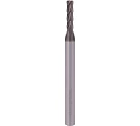 Фреза концевая твердосплавная H-Tools 4x50x12/S6мм 4z S30 AICrN 60HRC 6726-040