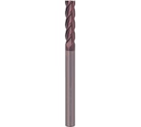 Фреза концевая твердосплавная H-Tools 3x75x15/S3мм 4z P20 TiALN 55HRC 19943-030-d03