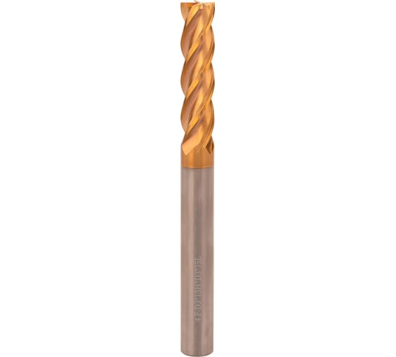 Фреза концевая твердосплавная H-Tools 3x75x15/S3мм 4z P30 TiSiCrN 60HRC 6806-030-d03 1