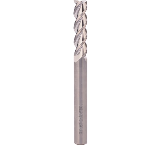 Фреза концевая твердосплавная H-Tools по алюминию 8x150x40мм 3z S8мм 6735-080 1