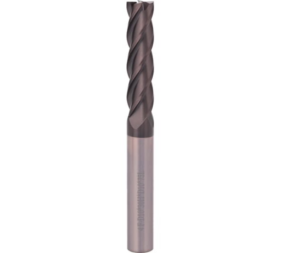 Фреза концевая твердосплавная H-Tools 10x75x30/S10мм 4z S30 AICrN 60HRC 6726-100 1