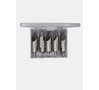 Сверло центровочное с предохранительным конусом 5 шт, 6.3 (тип B), ГОСТ 14952-75 Р6М5 44763UP