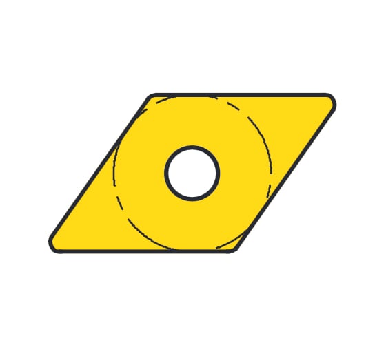 Сменная твердосплавная токарная пластина YG-1 DNMA150408-YG3010/DNMA432, - 22000574 1