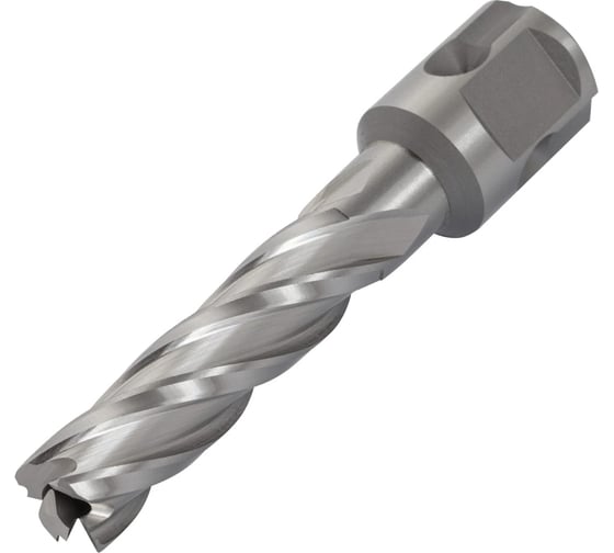 Сверло корончатое по металлу WOLFSTAR 21x55 мм, Р6М5К5, хв-к Universal/Weldon 19 мм cw00213