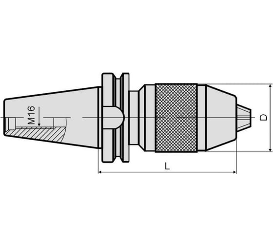 Патрон цанговый TTM BT40-ER40-200 конус MAS403 4603390586930