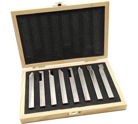 Комплект резцов HSS (8 шт; 8х8 мм) ТЕХНОРЕАЛ МА400022515