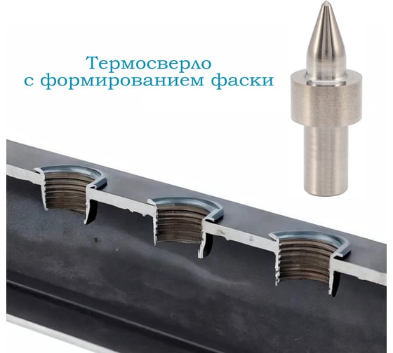 Термосверло H-Tools М3 шаг 0.5мм 2.7x6.7/24,6мм S=6мм 3650270
