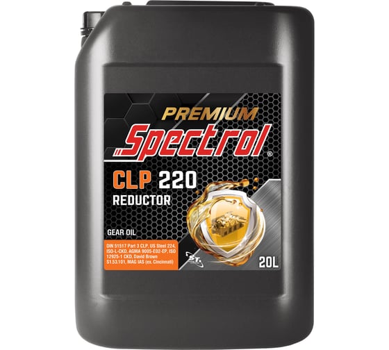 Масло редукторное Spectrol синт. PREMIUM SYNTH CLP 220 20л 98998