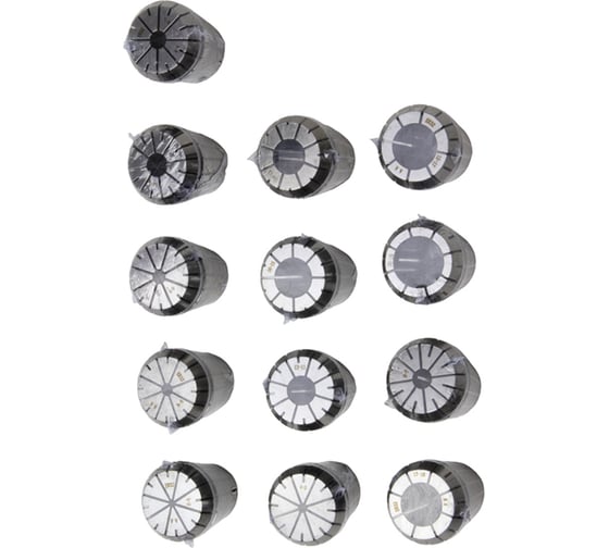 Цанговый патрон FABTEC МК3/М12/ER32 с набором цанг из 13 шт КА-00067632