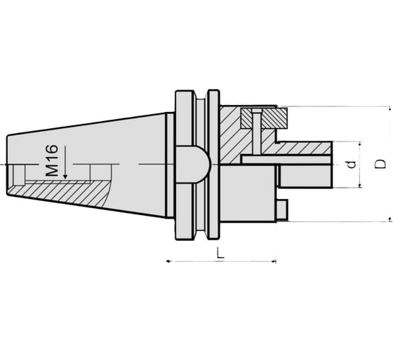 Патрон для насадных фрез TTM BT40-FMB40-150 конус MAS403 4603390587388