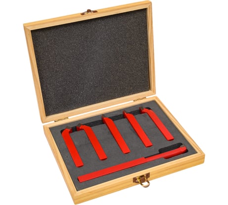 Комплект резцов с напайными пластинами (6 шт; 12х12 мм) ТЕХНОРЕАЛ МА400020519