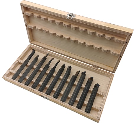 Комплект резцов (11 шт; 12х12 мм; ВК8) ТЕХНОРЕАЛ МК400003900