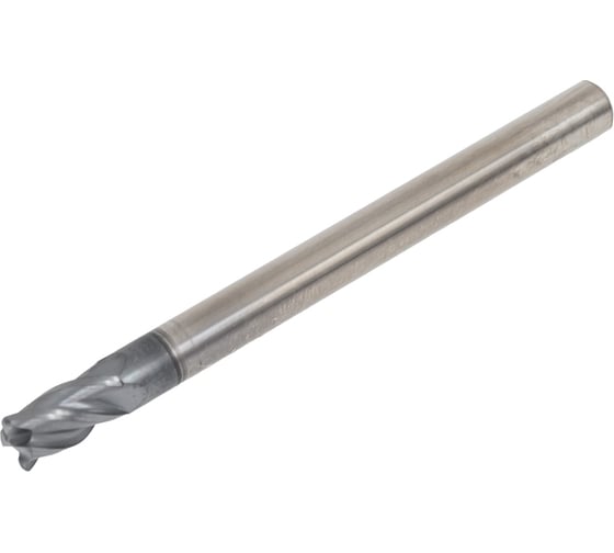 Фреза радиусная DESKAR d4.0, R0.5, 4x8х50, цилиндрический хвостовик, 4F, TiALN, P<HRC50 M, K, 00-00057476