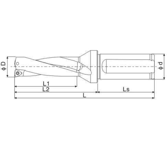 Корпусное сверло DESKAR C20-4D18-75WC03 00-00049584