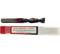 Фреза спиральная чистовая KWS по алюминию (стружка вверх) 10х10х42х90 Z2 RH Color Coating RFG9Z0052