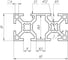 Профиль конструкционный Алтервиа 30x60, паз 8 Арт. A12306008X1200 5