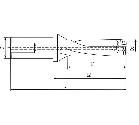 Корпус сверла Debever Machining Solutions серия Standard D=37.5 мм, 3D, W32 DB-S-D3SP11375W32E