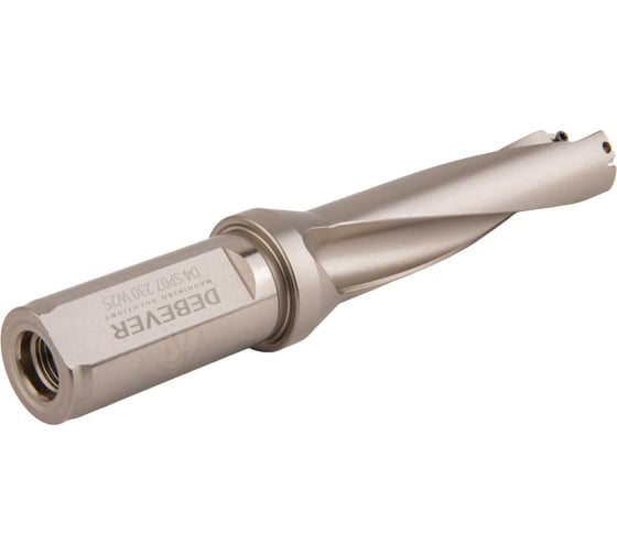 Корпус сверла Debever Machining Solutions серия Standard D=23.0 мм, 4D, W25 DB-S-D4SP07230W25E