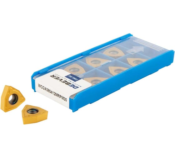 Пластина твердосплавная сверлильная Debever Machining Solutions WCGX080412-MR PM30 WCGX080412MRPM30