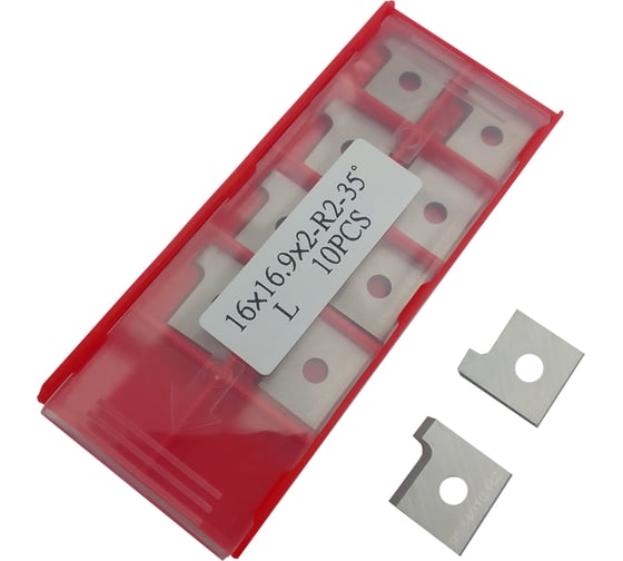 Нож профильный сменный квадратный FHONK 16x16.9x2-R2 HW L (упаковка 10шт) 9534010R2-10 1