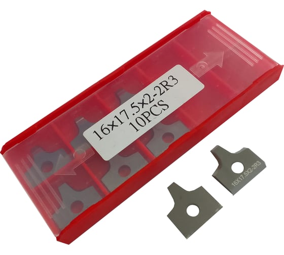 Нож профильный сменный квадратный FHONK 16x17.5x2-R3 HW (упаковка 10шт) 161752R3FK07-10 1