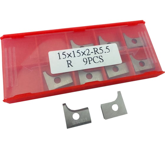 Нож профильный сменный квадратный FHONK 15x15x2-R5.5 HW R (упаковка 10шт) 15152R5.5R-10 1